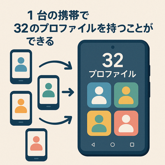 新しいプロファイルに別アカウントのLINEをインストールする方法