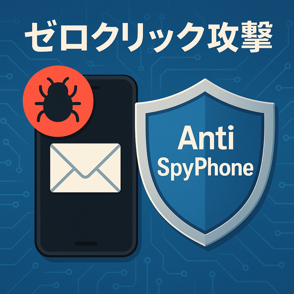 2025年の最新脅威 ゼロクリック攻撃からAntiSpyPhoneがあなたを守る方法