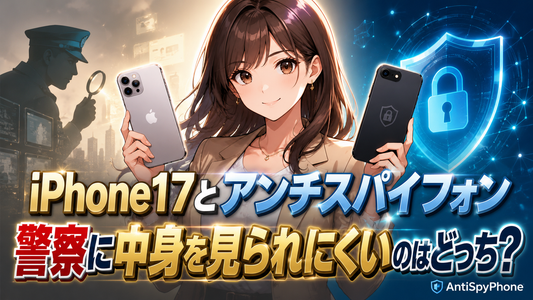iPhone17とアンチスパイフォン警察に中身を見られにくいのはどっち？