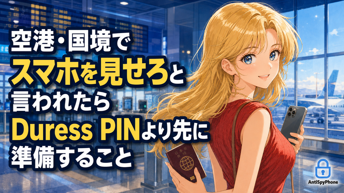 空港や国境でスマホを見せろと言われたらDuress PINより先に準備すること