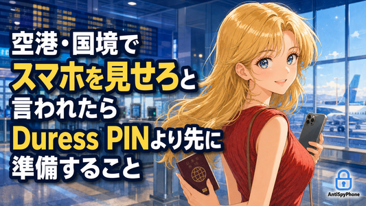 空港や国境でスマホを見せろと言われたらDuress PINより先に準備すること