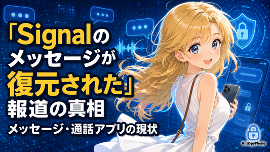 Signalのメッセージが復元された報道の真相 メッセージ・通話アプリの現状