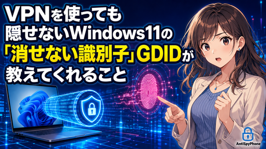VPNを使っても隠せないWindows 11の「消せない識別子」GDIDが教えてくれること