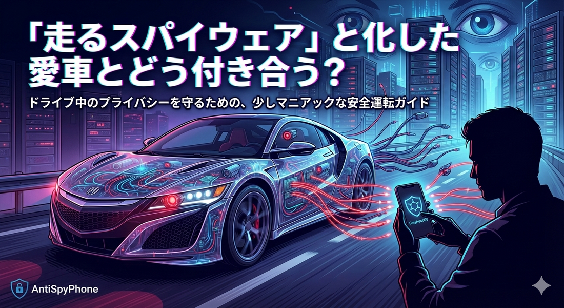 「走るスパイウェア」と化した愛車とどう付き合う？ドライブ中のプライバシーを守るための、少しマニアックな安全運転ガイド