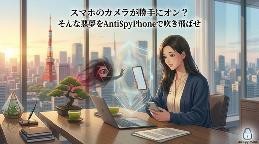 スマホのカメラが勝手にオン？ そんな悪夢をAntiSpyPhoneで吹き飛ばせ