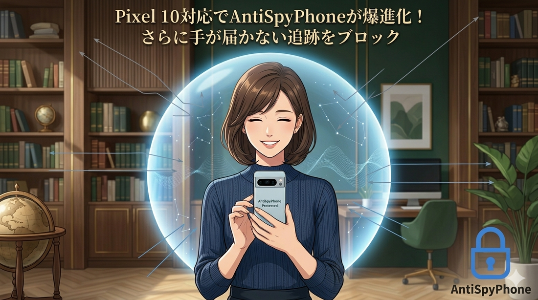 Pixel 10対応でAntiSpyPhone(アンチスパイフォン)が爆進化！さらに手が届かない追跡をブロック