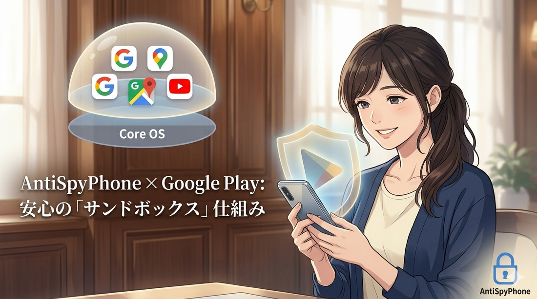 AntiSpyPhone(アンチスパイフォン)でGoogle Playを使う? 「サンドボックス化されたGoogle Play」の仕組みを解説します