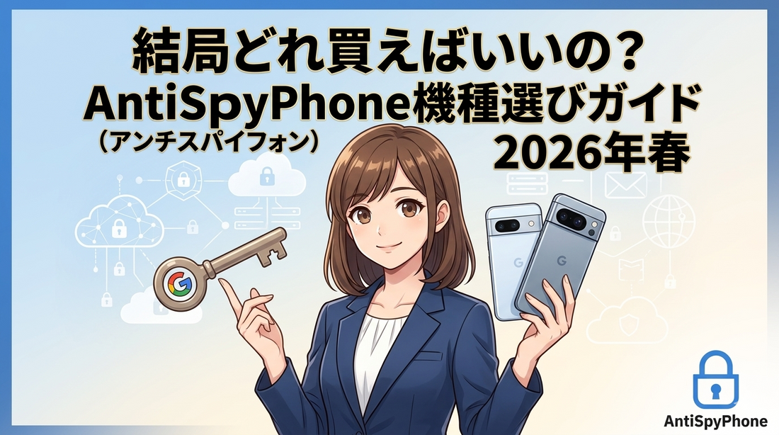 結局どれ買えばいいの?AntiSpyPhone(アンチスパイフォン)機種選びガイド2026年春