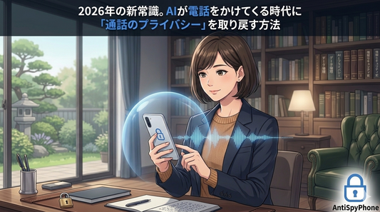 2026年の新常識 AIが電話をかけてくる時代に通話のプライバシーを取り戻す方法