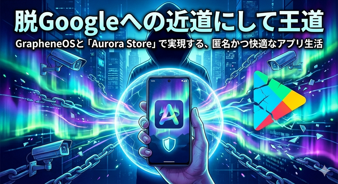 脱Googleへの近道にして王道 GrapheneOSと「Aurora Store」で実現する、匿名かつ快適なアプリ生活のすゝめ