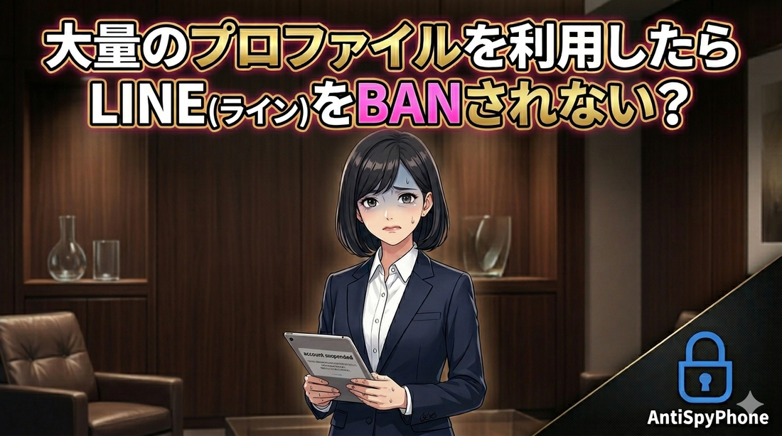 大量のプロファイルを利用したらLINEをBANされない？
