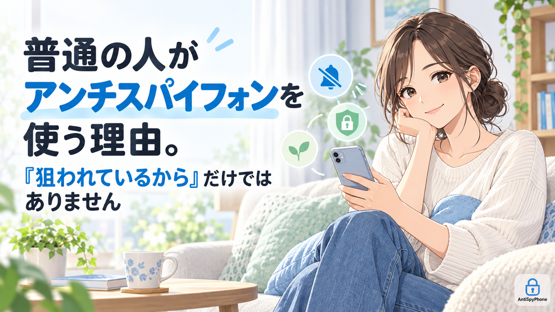 普通の人がアンチスパイフォンを使う理由。「狙われているから」だけではありません