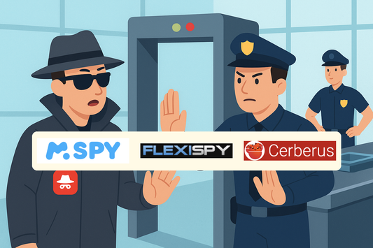 スパイアプリを即退場 AntiSpyPhoneが許可しないその瞬間