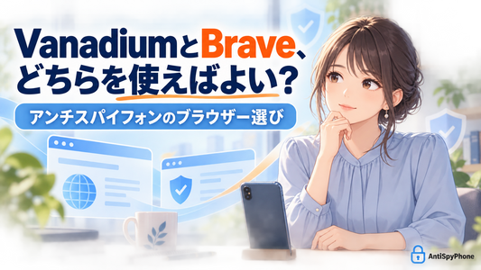 VanadiumとBrave、どちらを使えばよい？アンチスパイフォンのブラウザー選び